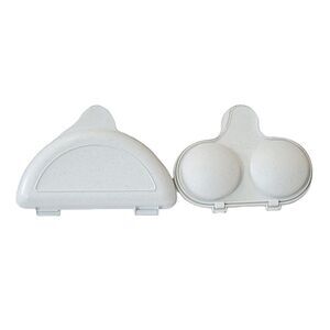 Nordic Wear Microwave Two Cavity Egg Poacher & Omelette Maker Set NWOT
